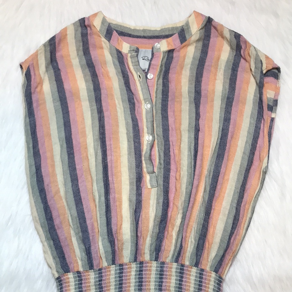 Rails Women’s Striped Multi-Color Button-Up Sleev… - image 2